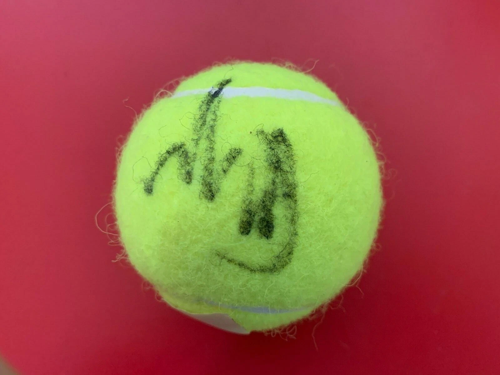 YULIA PUTINTSEVA KAZAKHSTAN WILSON TENNIS BALL SIGNED AUTO COLLECTIBLE MEMORABILIA
