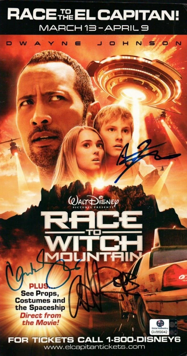 AnnaSophia Robb Carla Gugino Alexander Ludwig Autographed Movie Ad GV869942
