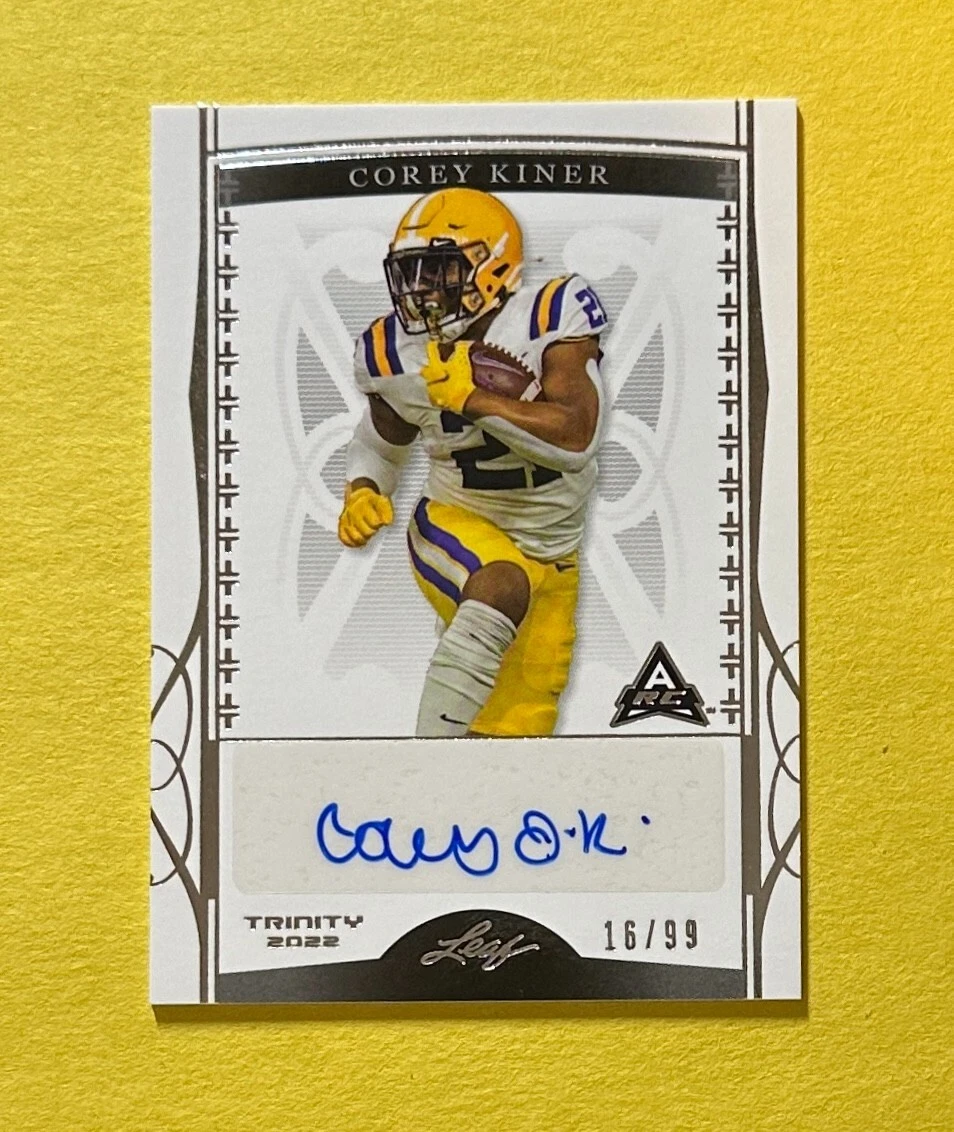 2022 LEAF TRINITY COREY KINER ROOKIE AUTO /99 #BA-CK1
