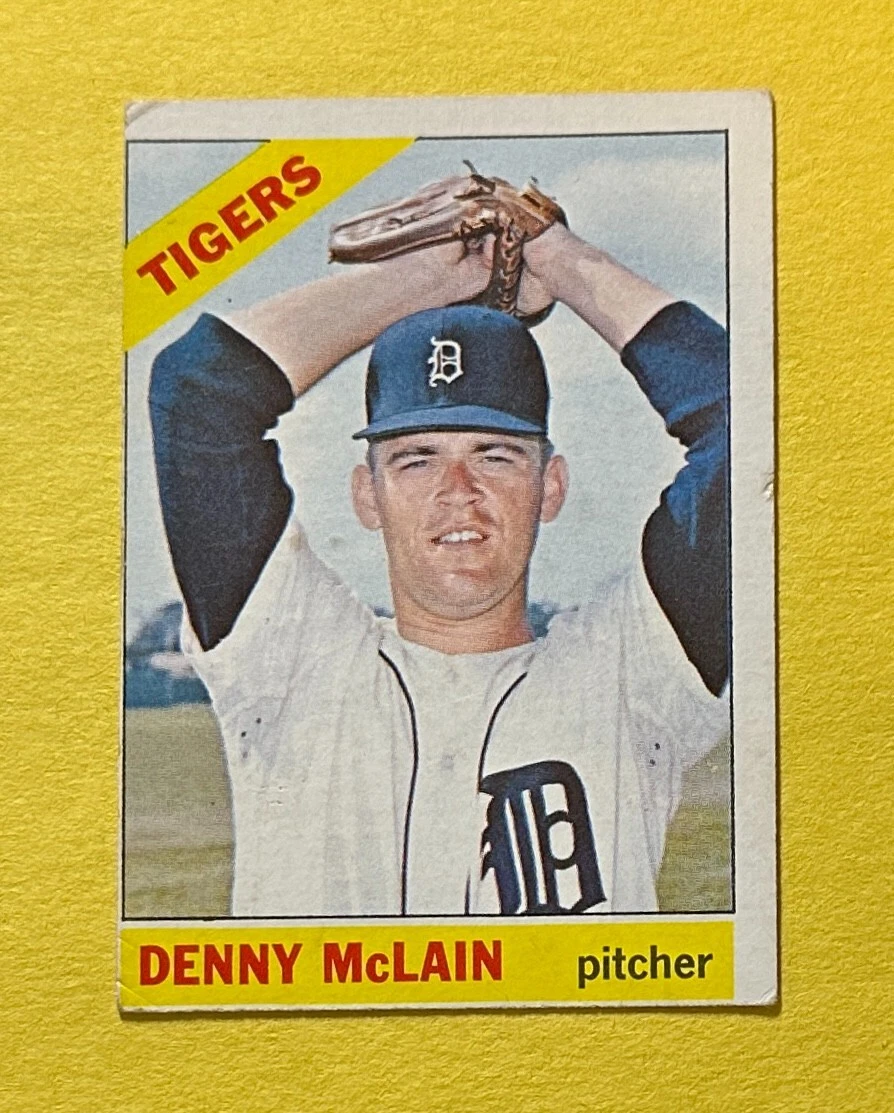 1966 TOPPS DENNY MCLAIN #540 TIGERS HIGH NUMBER COLLECTIBLE MEMORABILIA