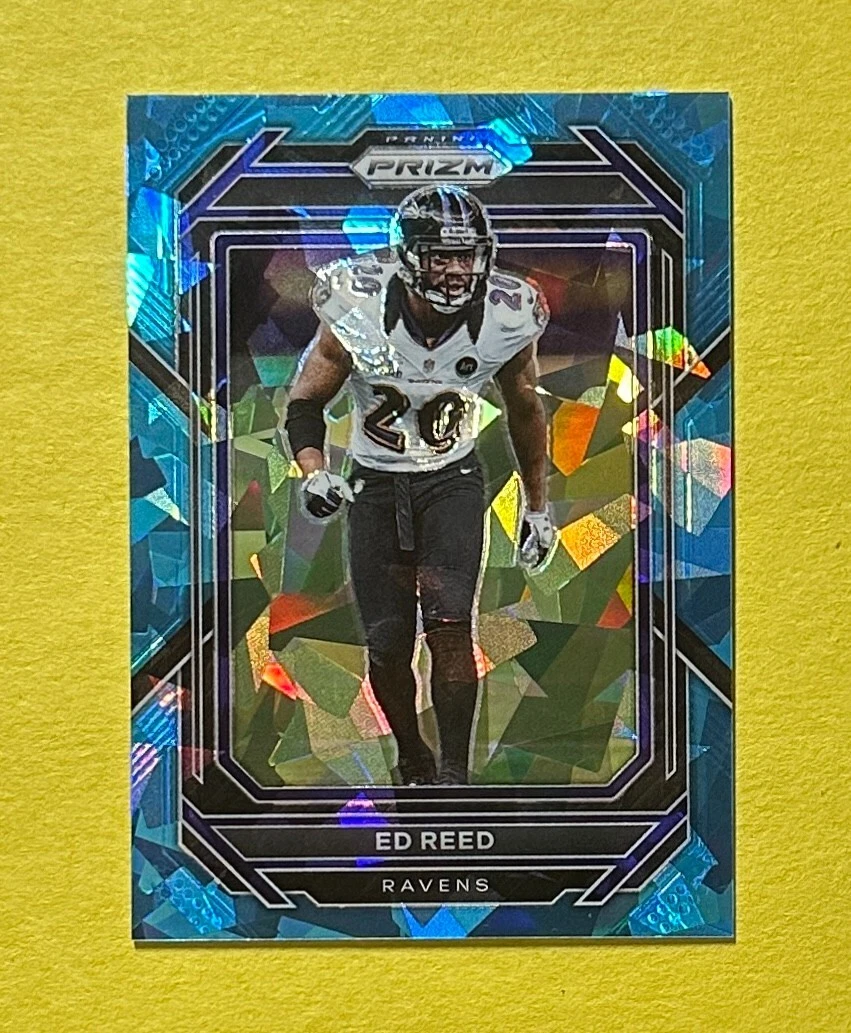 2022 PANINI PRIZM ED REED BLUE ICE /99 #28 RAVENS
