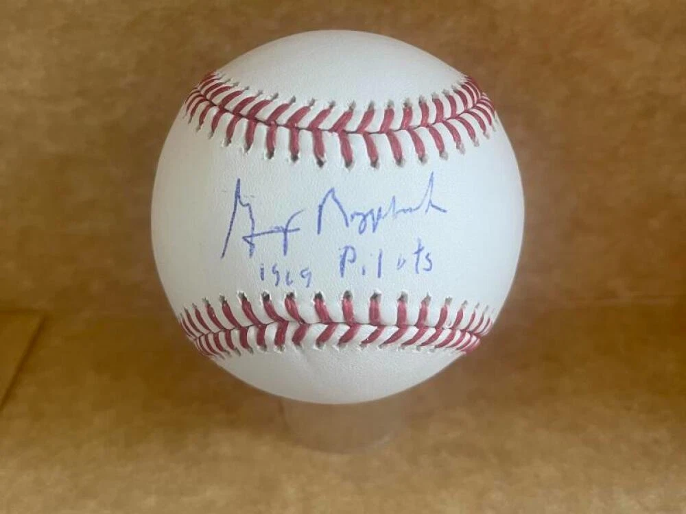 GARY ROGGENBURK 1969 PILOTS SIGNED AUTO M.L. BASEBALL BECKETT AUTH
