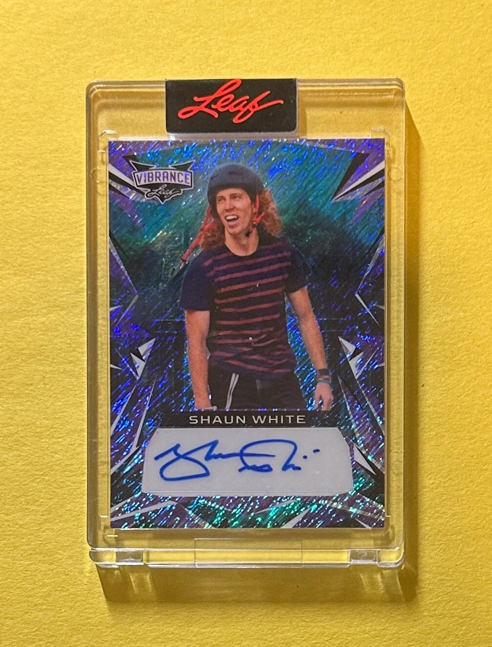 2023 LEAF VIBRANCE SHAUN WHITE AUTO /5 #BA-SW1 SNOWBOARD OLYMPIAN
