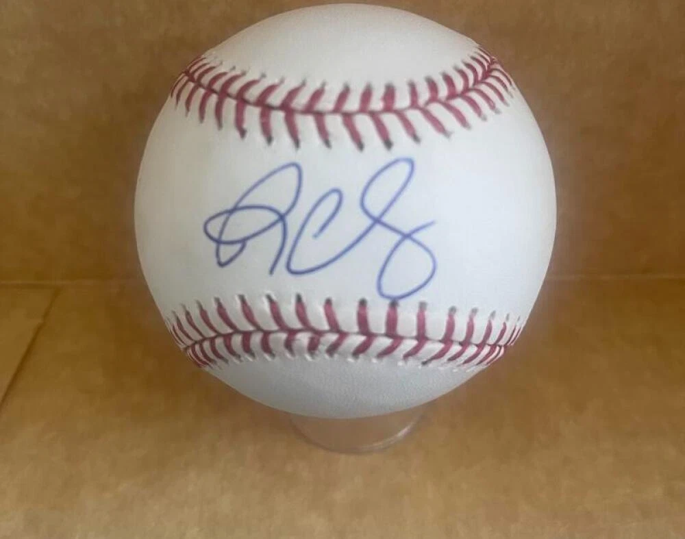 R.A. DICKEY METS/BLUE JAYS SIGNED AUTOGRAPHED M.L. BASEBALL BECKETT AUTH
