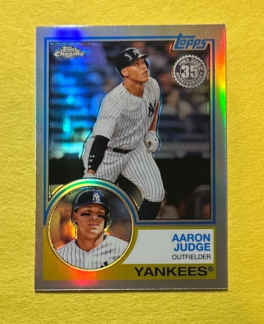 2018 TOPPS CHROME AARON JUDGE 35TH INSERT #83T-1 YANKEES
