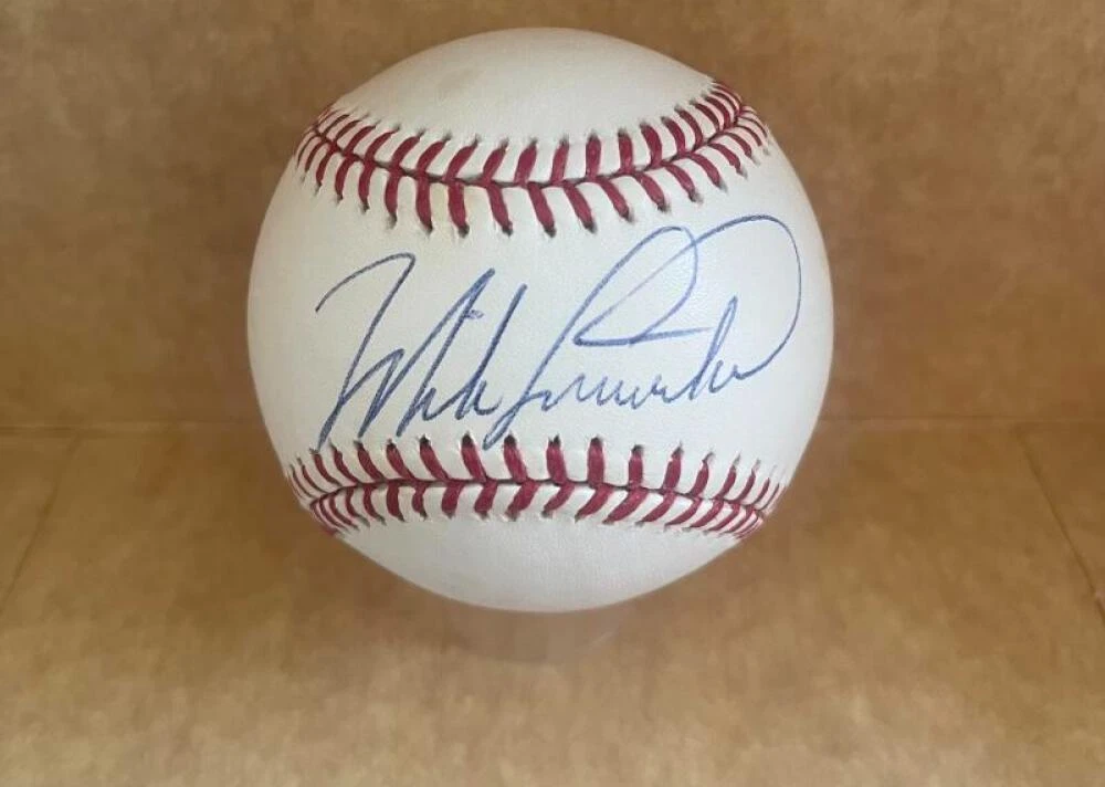 MIKE LIEBERTHAL PHILLIES RED SOX SIGNED AUTOGRAPHED M.L. BASEBALL BECKETT AUTH
