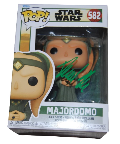DAVID PASQUESI signed (STAR WARS) Book of Boba Fett Funko Pop PSA/DNA AN10009

