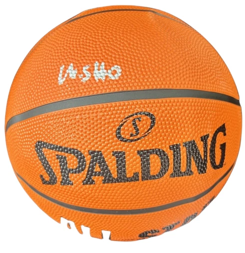 MARCUS SASSER signed (DETROIT PISTONS) Spalding NBA basketball PSA/DNA AN10046
