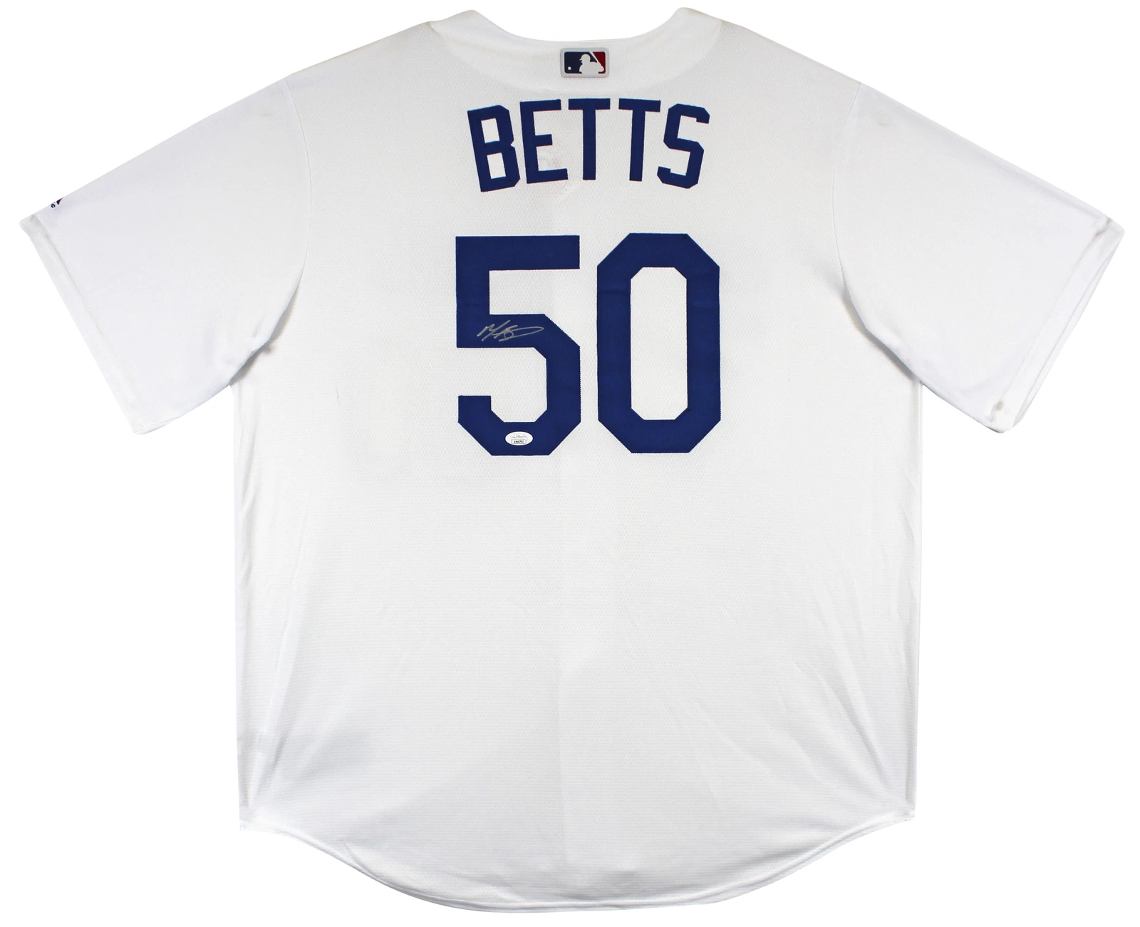 Dodgers Mookie Betts Authentic Signed White Majestic Cool Base Jersey BAS Wit
