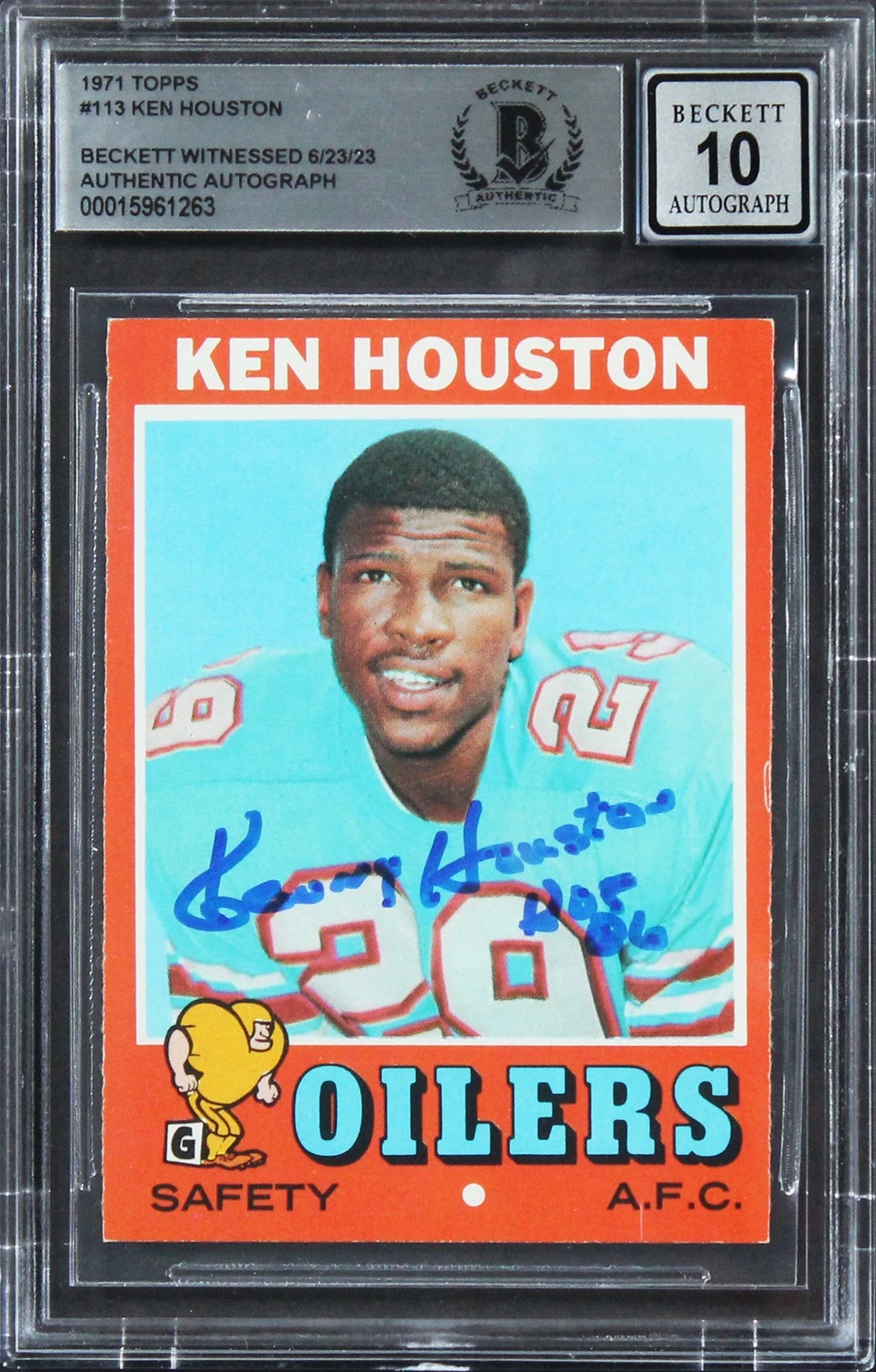 Oilers Ken Houston 
