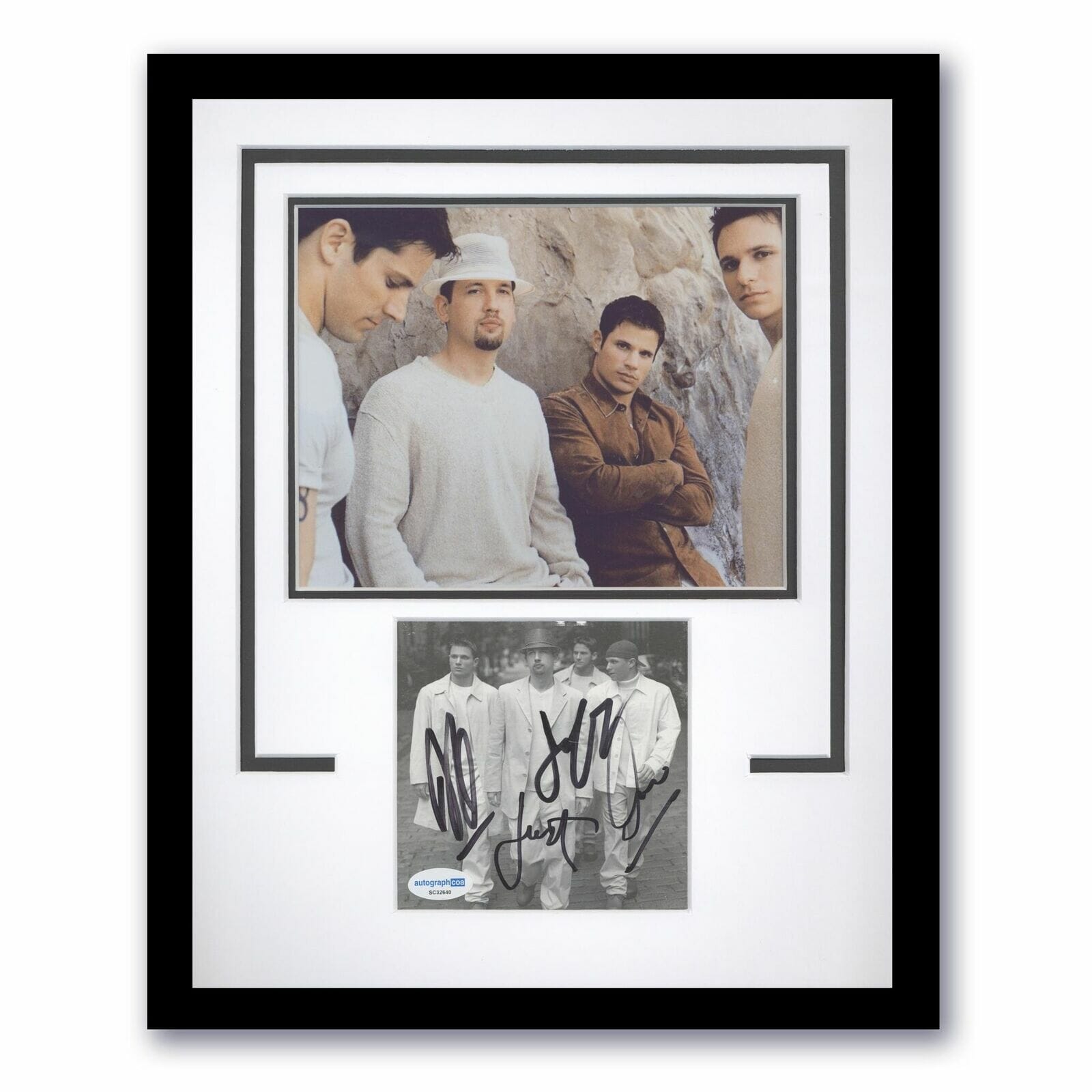 98 Degrees 98 Degrees and Rising AUTOGRAPH Signed Framed 11x14