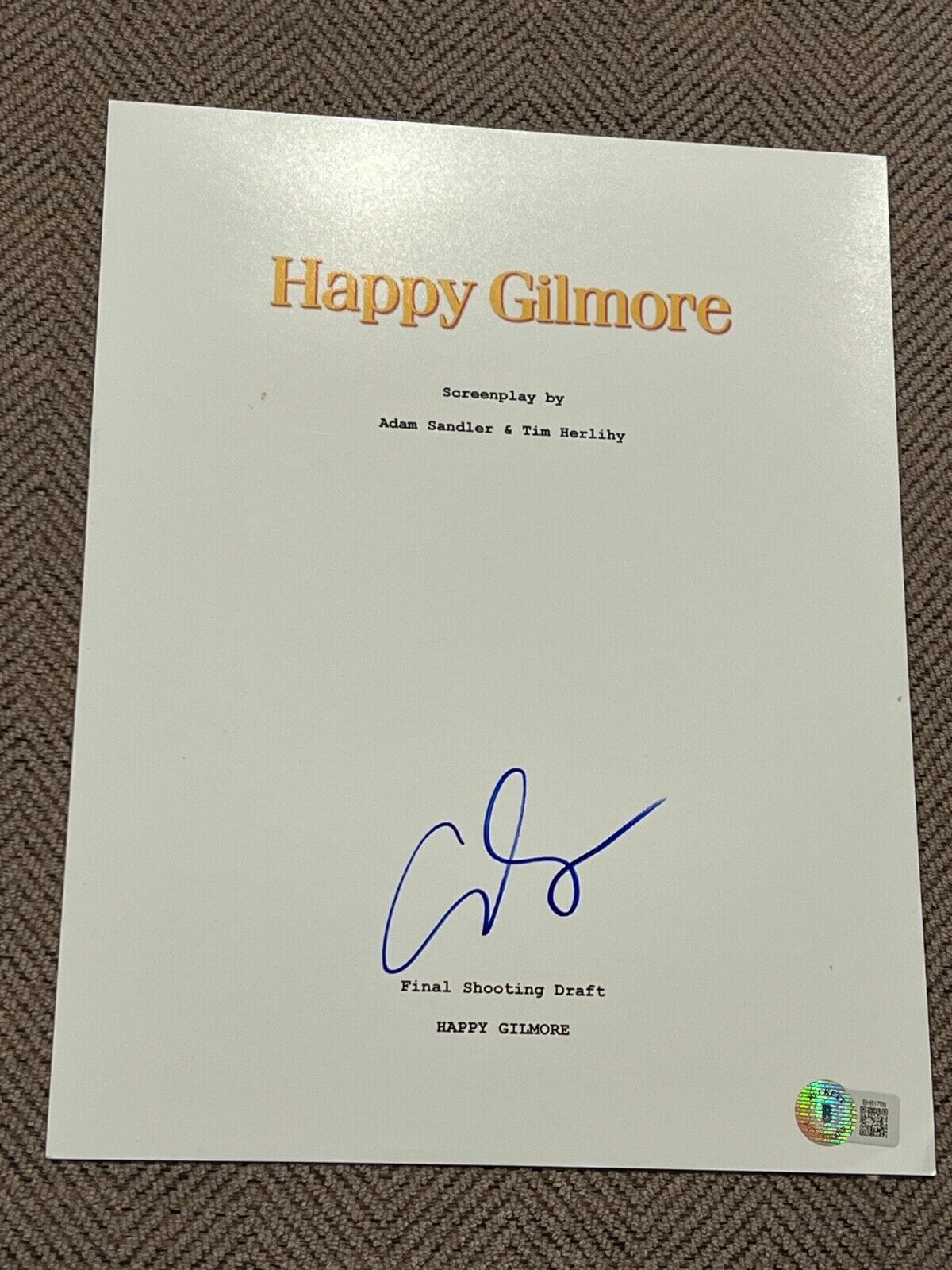 Adam Sandler Signed 'Happy Gilmore' Funko Pop (PSA/DNA COA)