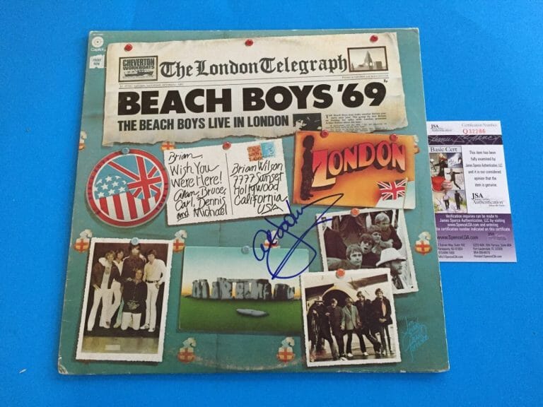 AL JARDINE THE BEACH BOYS SIGNED AUTO 12″ VINYL RECORD ALBUM JSA COA
 COLLECTIBLE MEMORABILIA