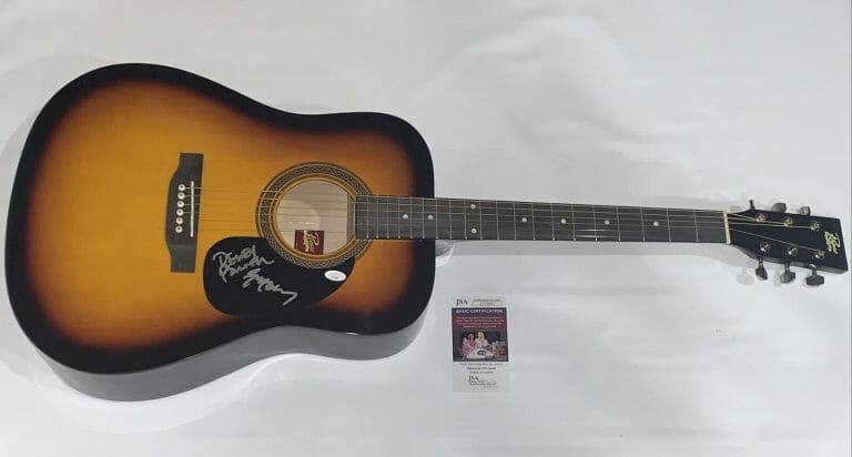 Gerry Beckley of America signed Hat Trick Album store JSA COA