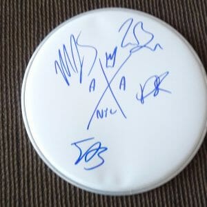 American Authors Band Autographed Signed 10" DRUMHEAD Guaranteed #1
