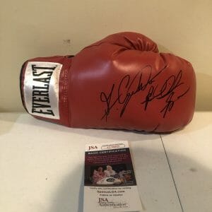 ANDREW GOLOTA RIDDICK BOWE SIGNED AUTOGRAPH BOXING GLOVE JSA COA EVERLAST CHAMPS
Opens in a new window or tab