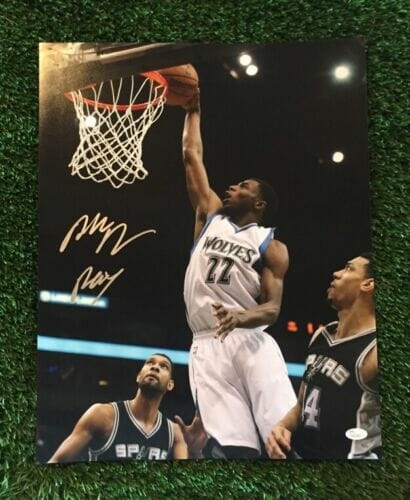 ANDREW WIGGINS 16x24 Autograph Inscribed 