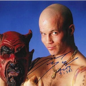 ANGEL MANFREDY EL DIABLO SIGNED AUTOGRAPH 8x10 PHOTO PICTURE COA BOXING CHAMP
