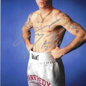 ANGEL MANFREDY EL DIABLO SIGNED AUTOGRAPH 8x10 PHOTO PICTURE COA BOXING CHAMP
