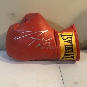 ANGEL MANFREDY SIGNED AUTOGRAPH EVERLAST BOXING GLOVE COA CHAMP EL DIABLO
