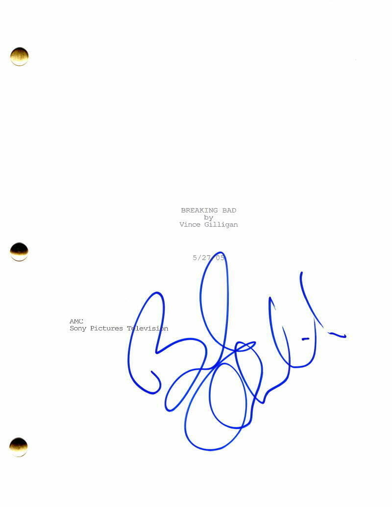 Bob Odenkirk Signed Autograph Breaking Bad Full Pilot Script - Saul ...