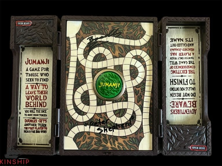 BRADLEY PIERCE SIGNED JUMANJI BOARD GAME JSA COA INSCRIBED AUTO PETER RARE Z1251
 COLLECTIBLE MEMORABILIA
