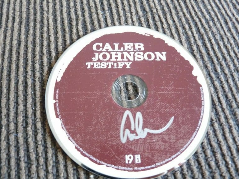 CALEB JOHNSON TESTIFY AMERICAN IDOL AUTOGRAPHED SIGNED CD GUARANTEED
 COLLECTIBLE MEMORABILIA