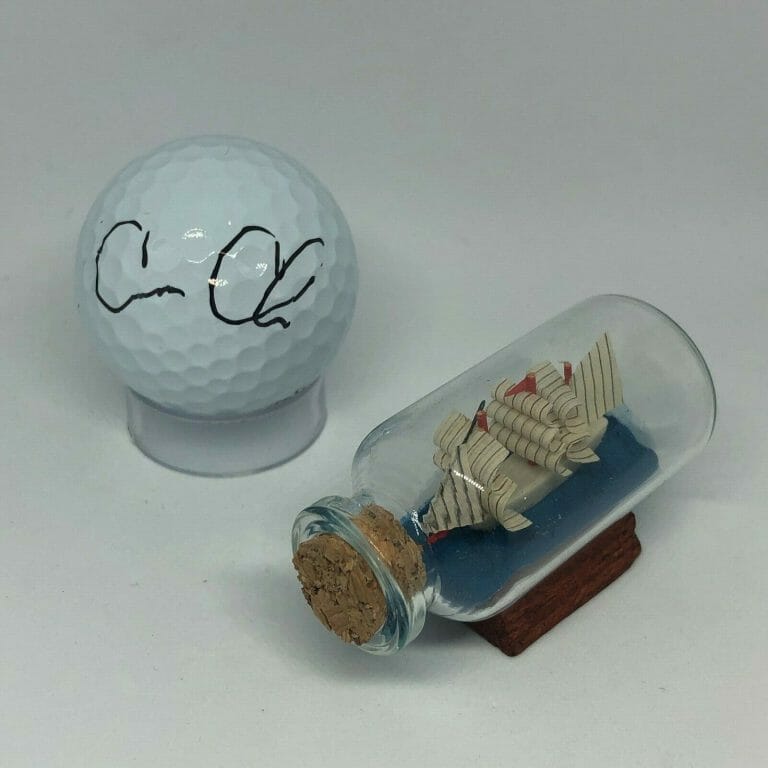 CAMERON CHAMP SIGNED GOLF BALL JSA COA PGA GOLFER MASTERS A1130
 COLLECTIBLE MEMORABILIA