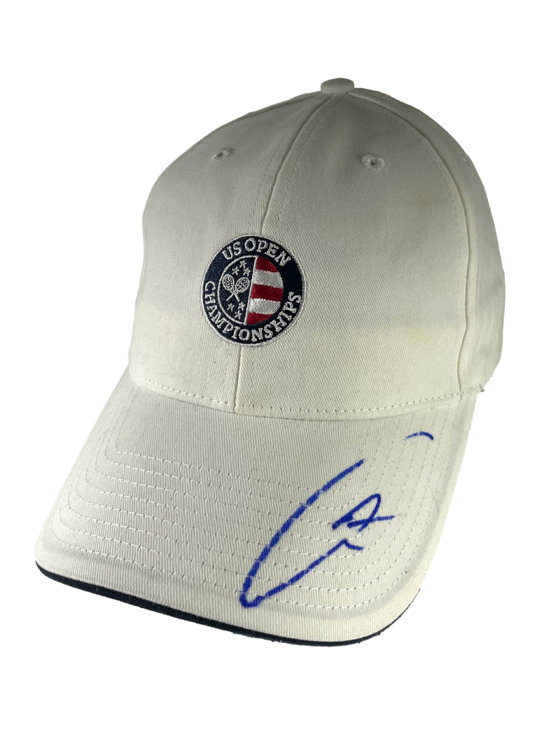 Carlos Alcaraz Signed Autograph US Open Tennis Baseball Cap Hat - Champ JSA COA
