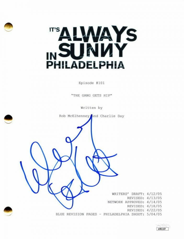 DANNY DEVITO SIGNED AUTOGRAPH IT’S ALWAYS SUNNY IN PHILADELPHIA PILOT SCRIPT JSA
 COLLECTIBLE MEMORABILIA