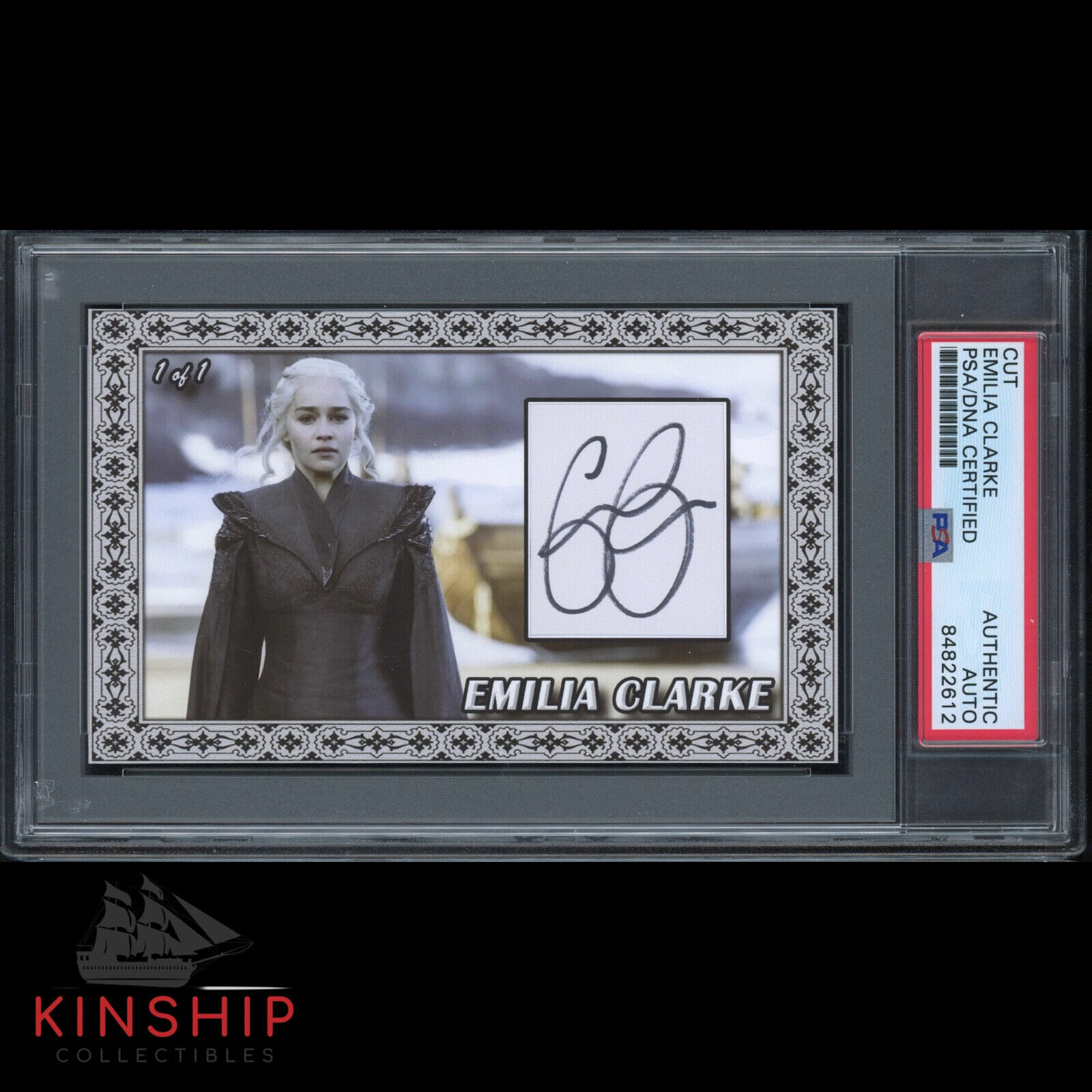 Emilia Clarke signed 3x5 Custom Card PSA DNA Slabbed Auto Game of Thrones C1606
Opens in a new window or tab