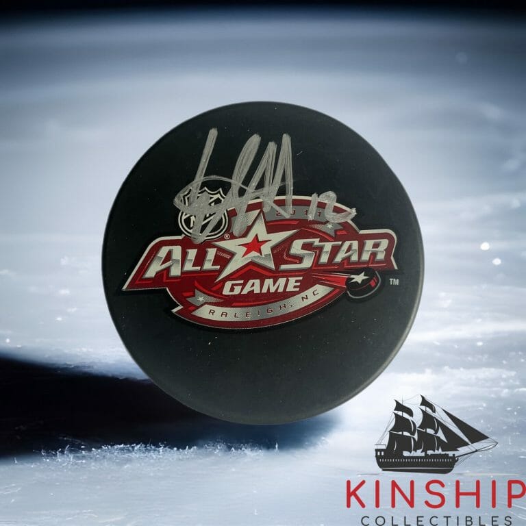ERIC STAAL SIGNED 2011 NHL ALL STAR GAME LOGO HOCKEY PUCK JSA COA AUTO A1330
 COLLECTIBLE MEMORABILIA