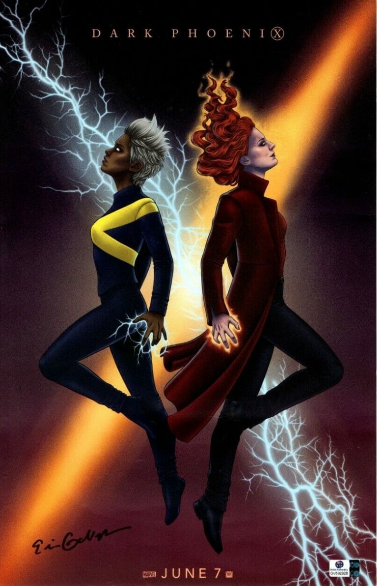 ERIN GALLAGHER SIGNED AUTOGRAPHED 11X17 POSTER DARK PHOENIX X-MEN GV892928
 COLLECTIBLE MEMORABILIA