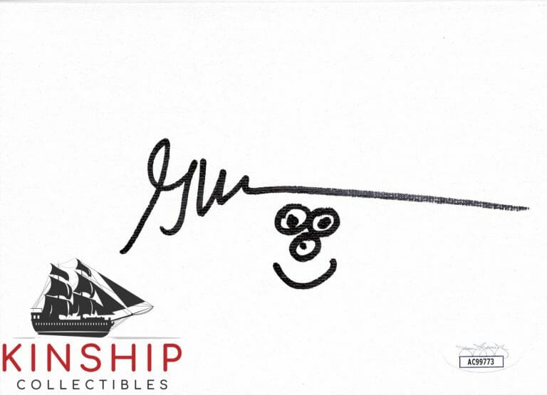 GARY VAYNERCHUK SIGNED 5×7 CANVAS INSCRIBED SKETCH JSA COA GARY VEE AUTO Z1003
 COLLECTIBLE MEMORABILIA