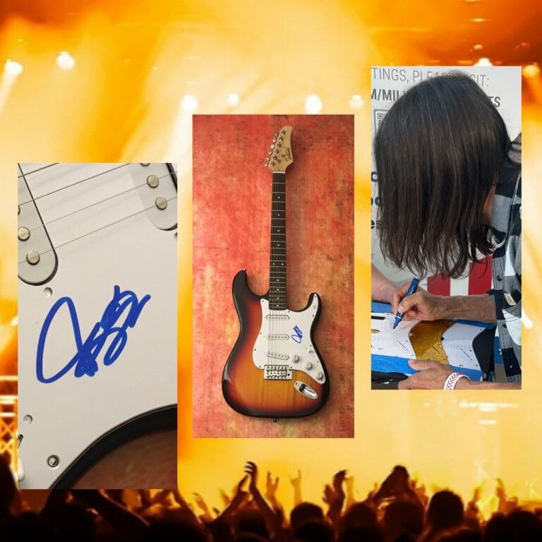 GFA TESLA ROCK BAND * JEFF KEITH * SIGNED ELECTRIC STRAT GUITAR PROOF COA
 COLLECTIBLE MEMORABILIA