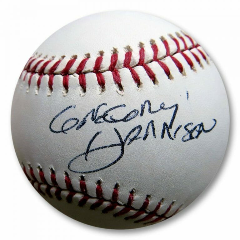 GREGORY HARRISON SIGNED AUTOGRAPHED BASEBALL TRAPPER JOHN, MD BAS BB59518
 COLLECTIBLE MEMORABILIA