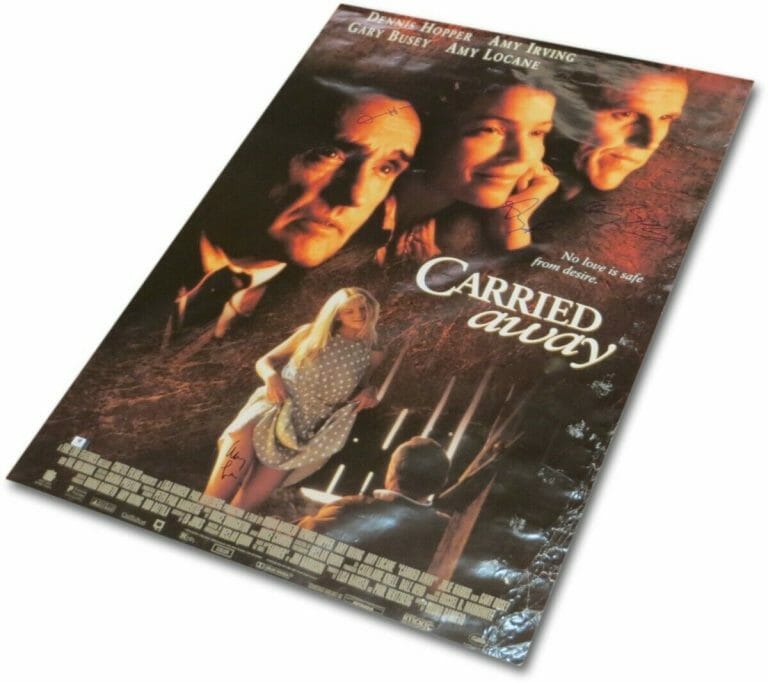 HOPPER/IRVING/BUSEY/LOCANE SIGNED AUTOGRAPHED MOVIE POSTER CARRIED AWAY 862928
 COLLECTIBLE MEMORABILIA