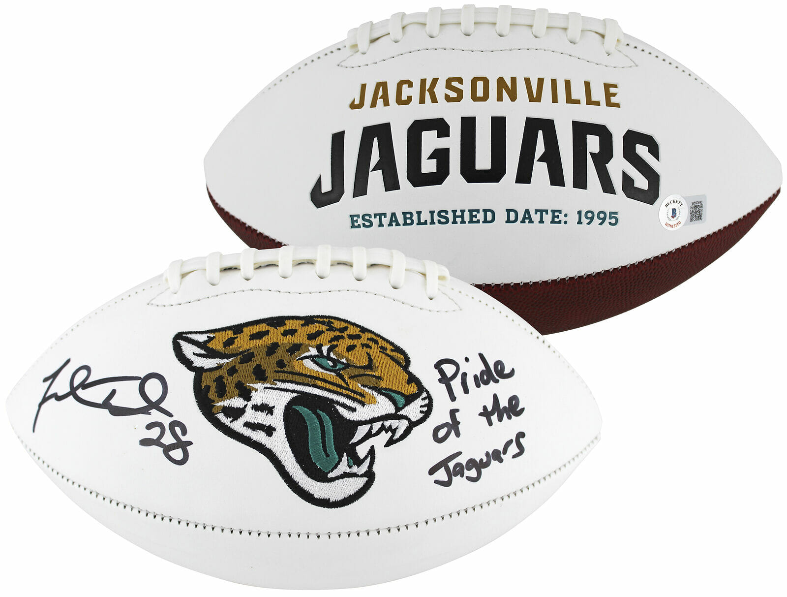 Fred Taylor Autographed Jacksonville Jaguars (Teal #28) Deluxe Framed –  Palm Beach Autographs LLC