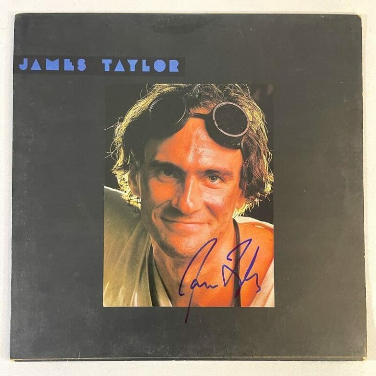 JAMES TAYLOR SIGNED AUTOGRAPH ALBUM VINYL RECORD DAD LOVES HIS WORK BECKETT COA
 COLLECTIBLE MEMORABILIA