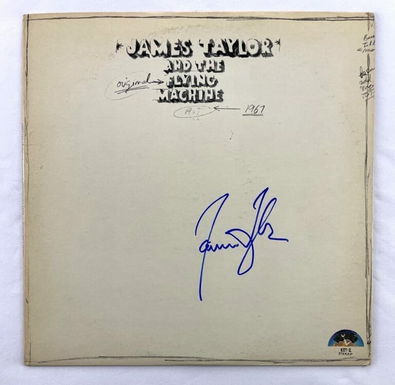 James Taylor signed autographed The Original Flying Machine album LP COA proof STAR James Taylor signed autographed The Original Flying Machine album LP COA proof STAR