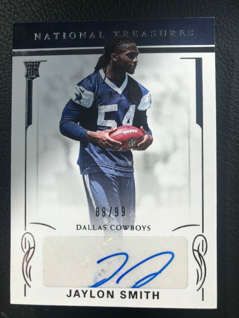 JAYLON SMITH RC 2016 NATIONAL TREASURES ROOKIE AUTO SP 89/99 DALLAS COWBOYS
 COLLECTIBLE MEMORABILIA