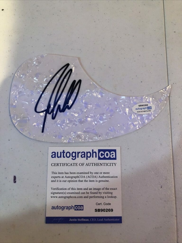 Eric Church country music star signed acoustic guitar COA exact proof star autographed Eric Church country music star signed acoustic guitar COA exact proof star autographed