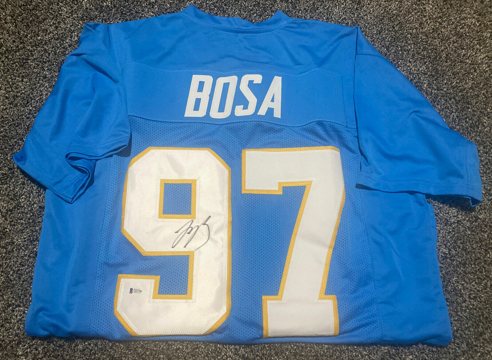 Joey Bosa Signed Chargers Jersey (JSA COA)