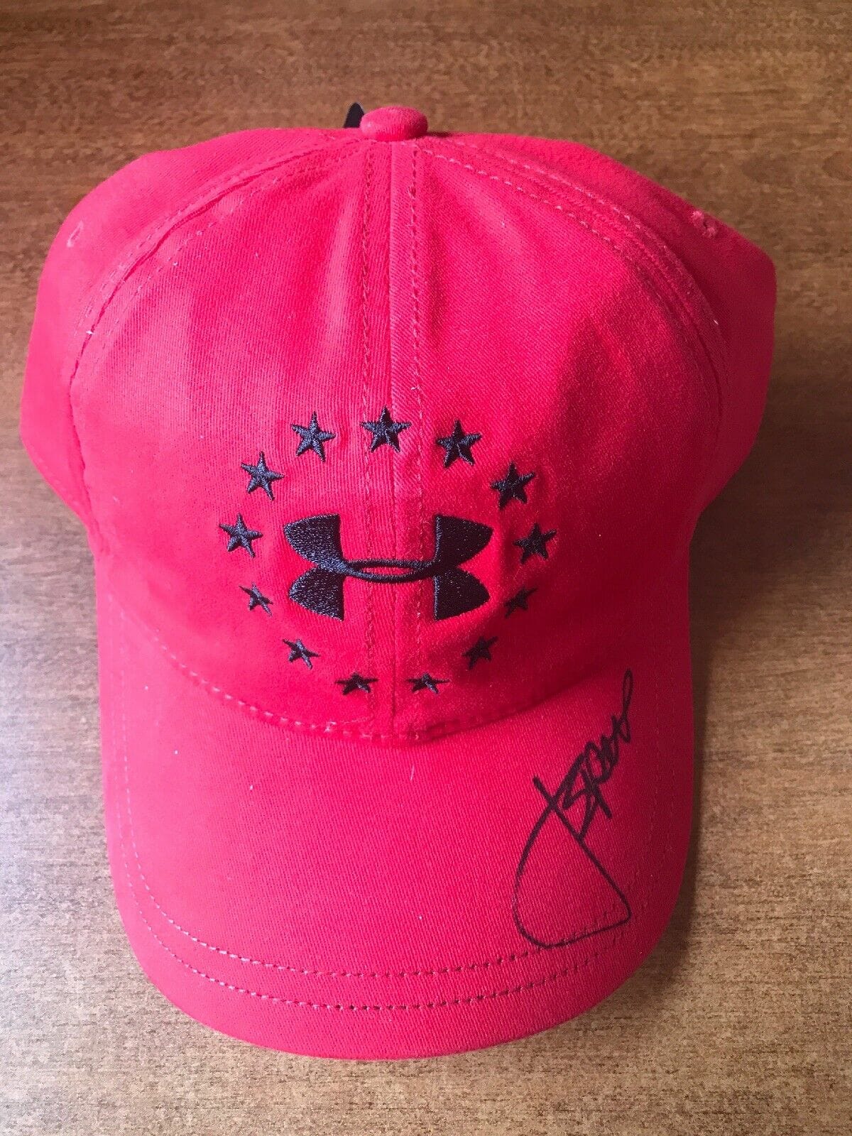 JORDAN SPIETH SIGNED UNDER ARMOR RED GOLF HAT NWT JSA/COA GOLF SUPERSTAR
Opens in a new window or tab