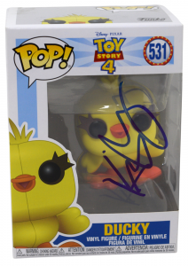 KEEGAN MICHAEL KEY SIGNED FUNKO POP TOY STORY 4 DUCKY #531 AUTOGRAPH BECKETT COA
 COLLECTIBLE MEMORABILIA