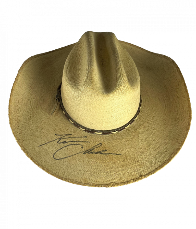 KENNY CHESNEY SIGNED AUTOGRAPH COWBOY HAT – COUNTRY MUSIC SUPERSTAR W/ JSA COA
 COLLECTIBLE MEMORABILIA
