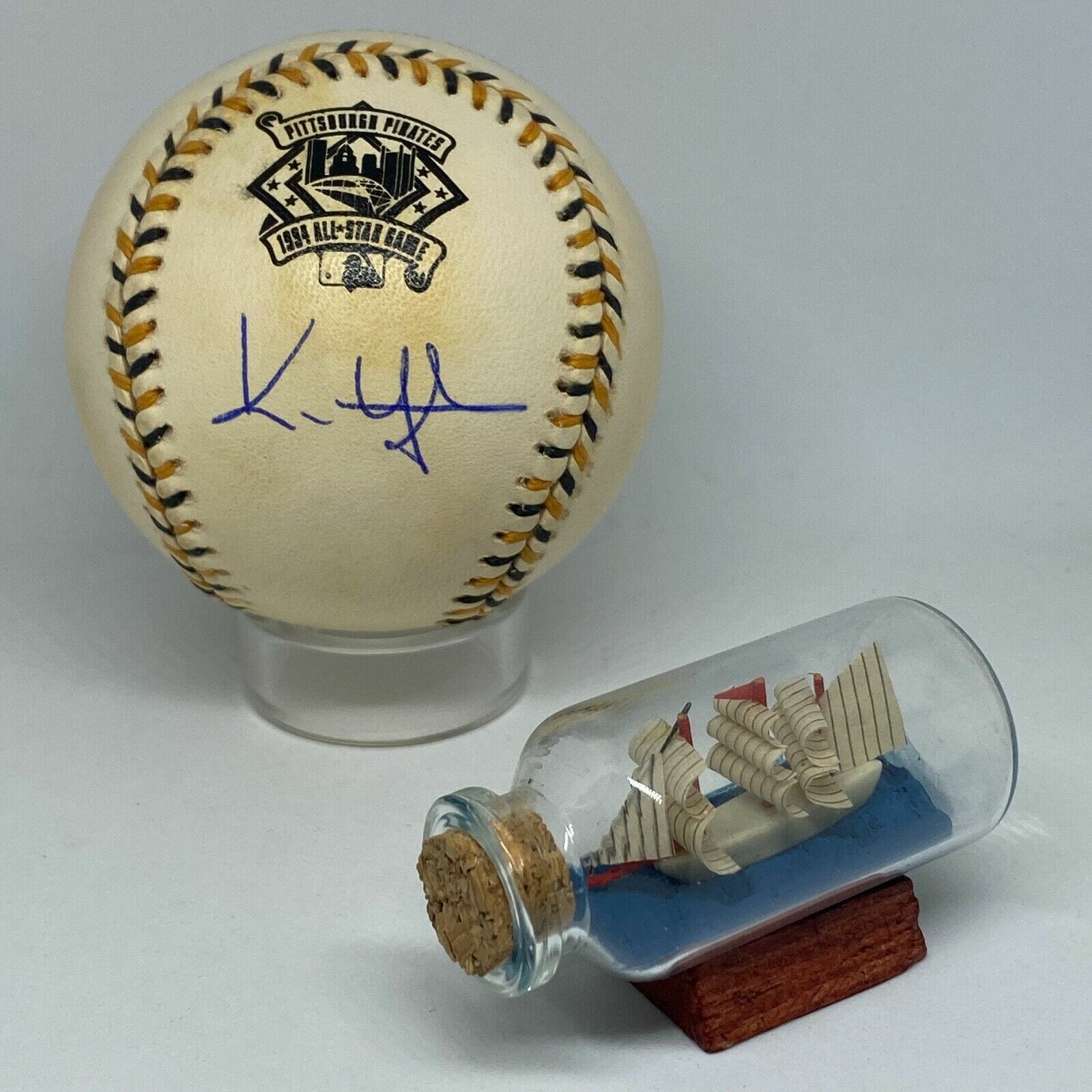 Kenny Lofton autograph baseball