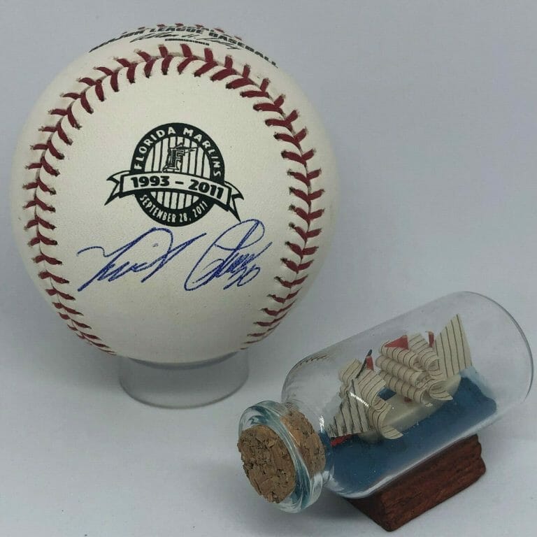 MIGUEL CABRERA SIGNED RAWLINGS MARLINS LOGO BASEBALL JSA TIGERS HOF MVP A1237
 COLLECTIBLE MEMORABILIA