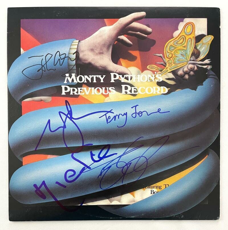 Monty Python x5 Signed Autograph Album Vinyl Record Previous Record Beckett COA
Opens in a new window or tab