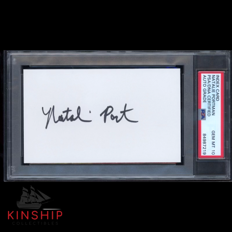 NATALIE PORTMAN SIGNED 3×5 CUT PSA DNA SLABBED STAR WARS ACTRESS AUTO 10 C1975
 COLLECTIBLE MEMORABILIA